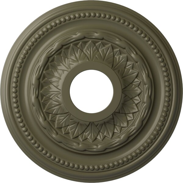 Ekena Millwork Galway Ceiling Medallion (Fits Canopies up to 3 1/4"), 15 3/4"OD x 3 1/4"ID x 1"P, Painted Turtle CM15GAPTF - main